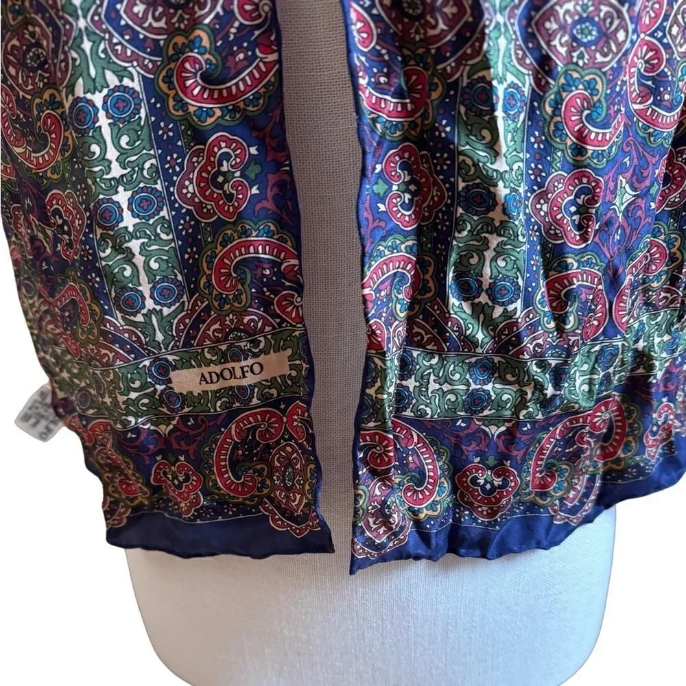 Adolfo Beautiful All Silk Scarf